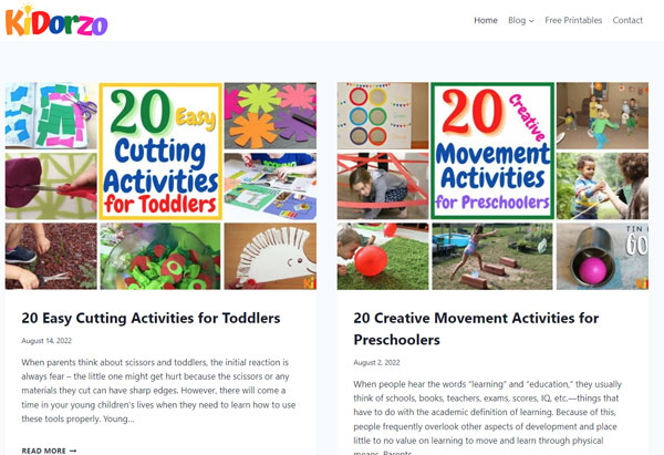 KiDorzo - WordPress eCommerce Blog