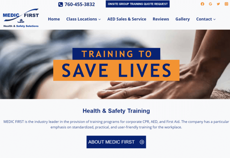 Medic First Website Redesign with Plugin Development